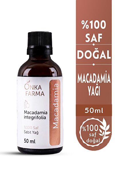 OnkaFarma Onka Farma Makademya Yağı - %100 Saf Macadamia Cadı Fındığı Yağı - ...
