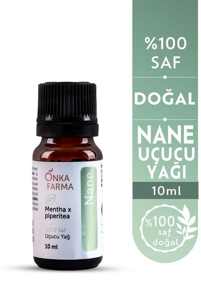 OnkaFarma Onka Farma Tıbbi Nane Yağı - %100 Saf Uçucu Yağ - 10 ml
