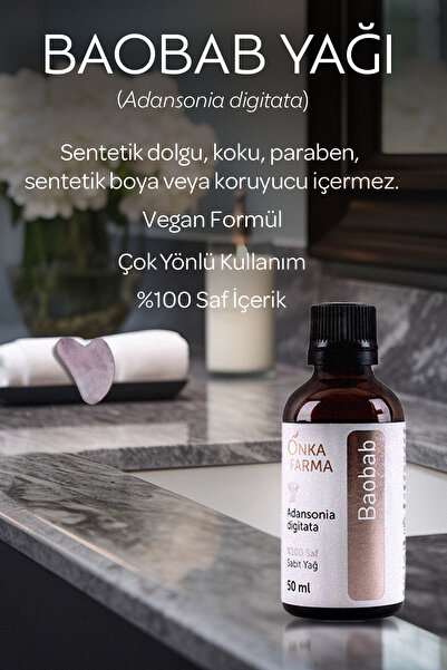OnkaFarma %100 Saf Baobab Yağı  50 ml