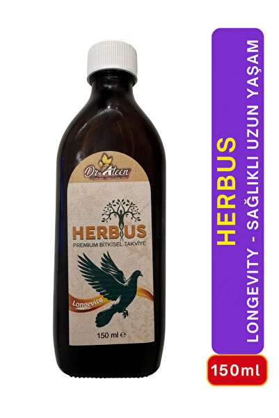 Dr.Alcen HERBUS Bitkisel Takviye 150 mL Longevity Bağışıklık Enerji Karaciğer...