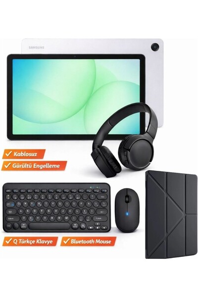 Samsung Galaxy Tab A11+ 6 GB 128 GB Gümüş Tablet (Samsung Türkiye Garantili)