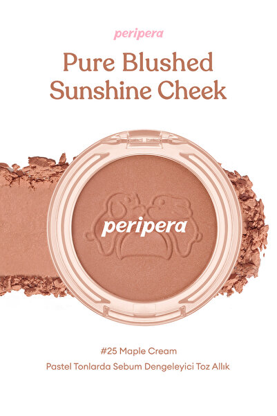 PERIPERA Yumuşak ve Nemli Dokulu Allık PERIPERA Pure Blushed Sunshine Cheek (...