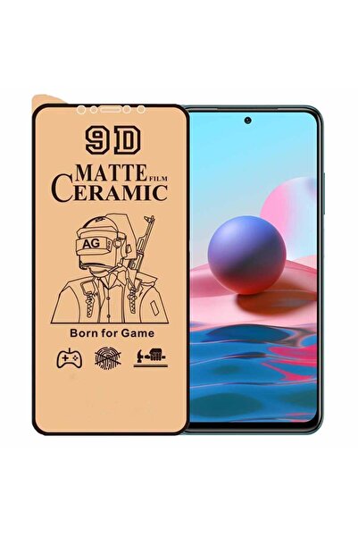 bzontech Xiaomi Redmi Note 10 Ekran Koruyucu 9D Mat Seramik Nano Tam