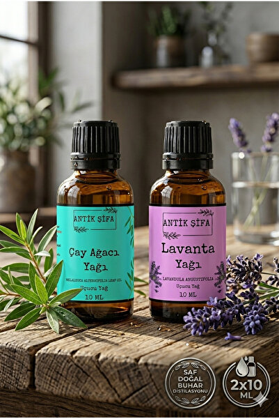 Antik Şifa Çay Ağacı Yağı Ve Lavanta Yağı (10ML 10ML)-%100 Saf Uçucu Yağlar