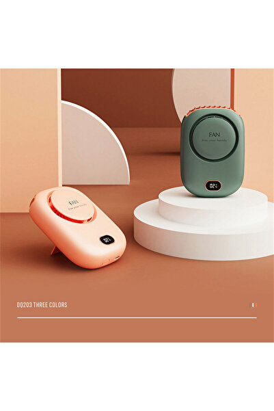OEM Mini ventilator portabil, roz, compact, 3 trepte, LCL, USB-C, ideal calatorii, birou, masina