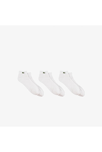 Lacoste Unisex Beyaz Çorap