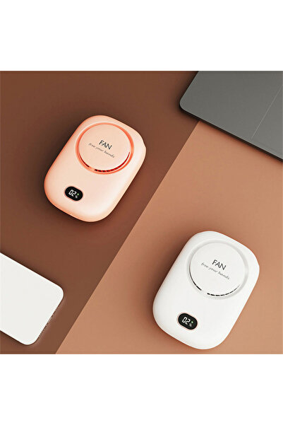 OEM Mini ventilator portabil, roz, compact, 3 trepte, LCL, USB-C, ideal calatorii, birou, masina