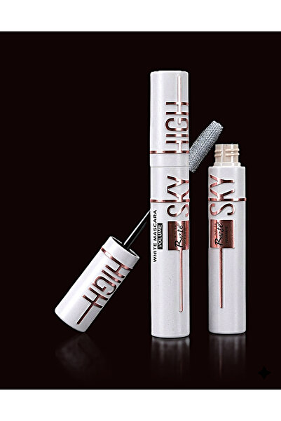 blackleg Çanta Seyahat Cep Maskarası Rose Sky Hıgh White Maskara Volume Beyaz Maskara 1 Adet