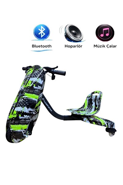 RYDER STAR Drift Car Elektrikli Kaykay Bluetooth Hoparlör Dirift Kar Hoverboa...