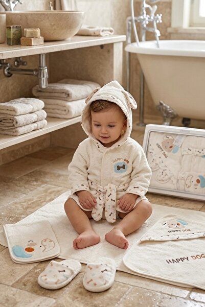 Cherub Baby مجموعة مناشف حمام للأطفال حديثي الولادة من هابي دوج - هدية ولادة ...