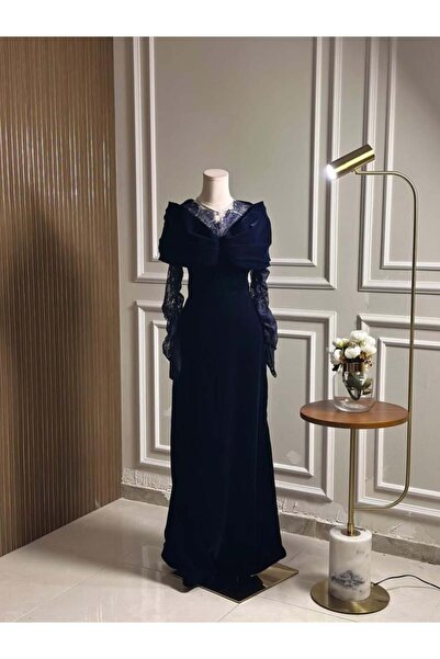 vanus fashion 6691-فستان سهرة طويل