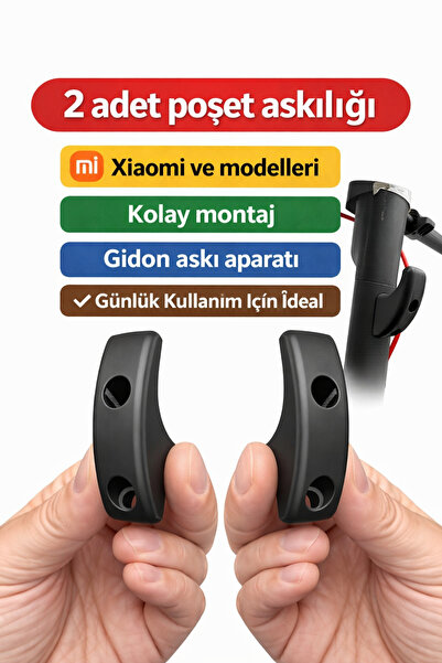 mi dünyası Xiaomi Scooter Askı Aparatı Poşet Çanta Askısı M365 Pro Pro2 1S Es...