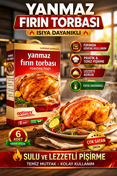 Yanmaz Fırın Torbası Klips hediyeli