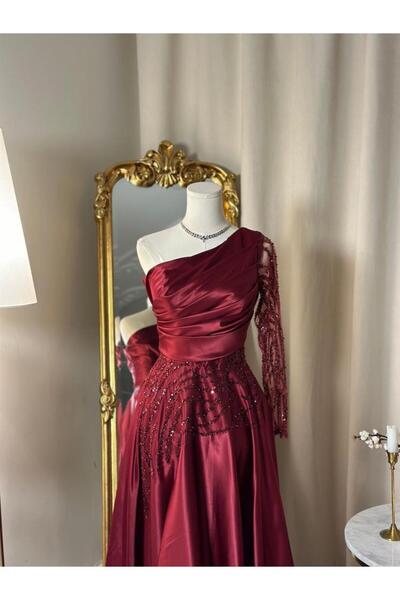 vanus fashion فستان سهرة طويل 4745
