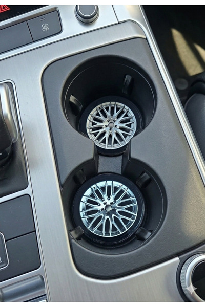 BsElektronik Set de 2 suporturi pentru pahare din plexiglas pentru interiorul...