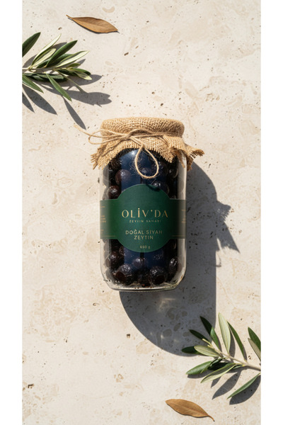 Oliv'da Siyah Sele Zeytin 1000cc