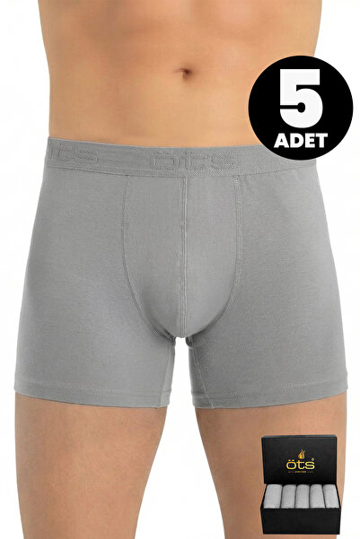 Öts Premium Ανδρικά Μπόξερ Modal 5 τεμαχίων - Με Κουτί Δώρου, Υπεραπαλό Μαλακ...