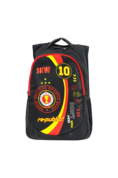 Snow Κίτρινο Κόκκινο με τύπωμα Αδιάβροχο Υφασμάτινο Φανελάκι Τσάντα 1905+