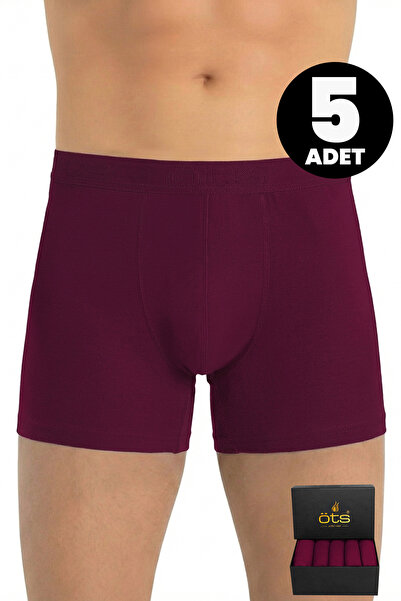 Öts Premium Ανδρικά Μπόξερ Modal 5 τεμαχίων - Με Κουτί Δώρου, Υπεραπαλό Μαλακ...
