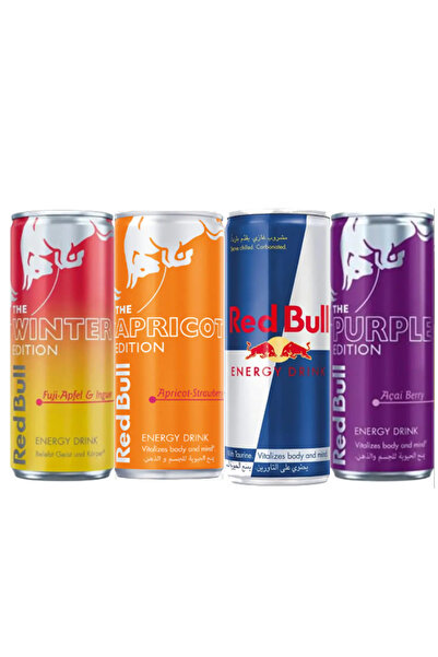 Red Bull مجموعة متنوعة من مشروب الطاقة (4 × 250 مل)