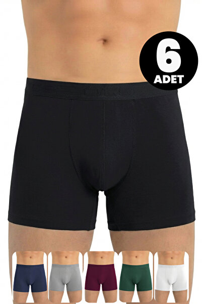 Öts Pachet de 6 pentru bărbați boxeri Modal (47% modal - 47% bumbac - 6% elas...