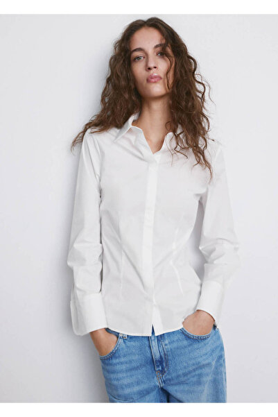 Fitting poplin shirt