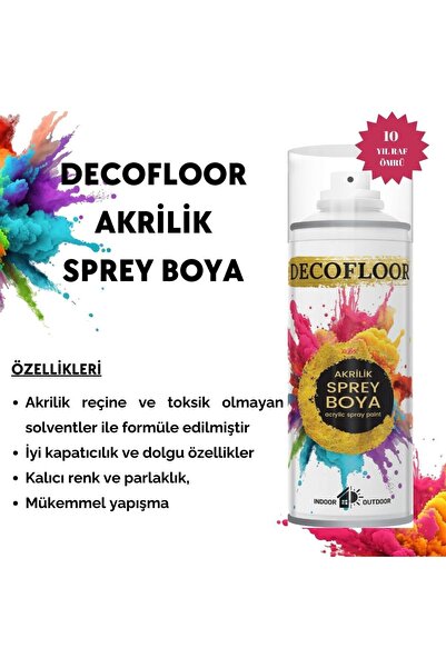 decofloor Akrilik Sprey Boya (400 ml)