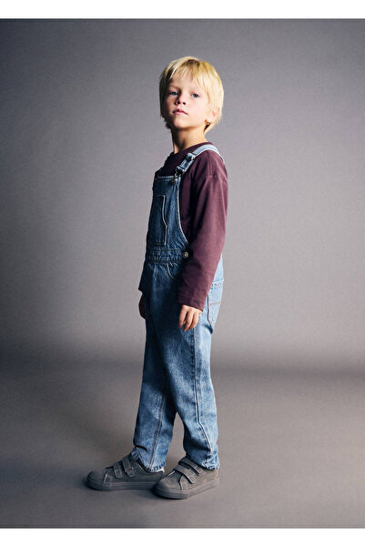 MANGO Baby Uzun denim tulum