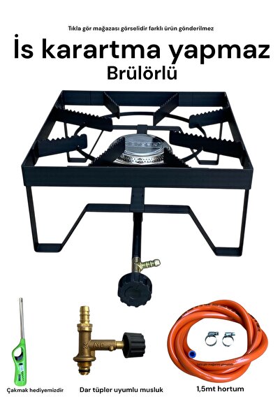 Orcamp Sanayi tipi Ev yer Ocak dar piknik tüpler uyumlu hortum başlık set can...