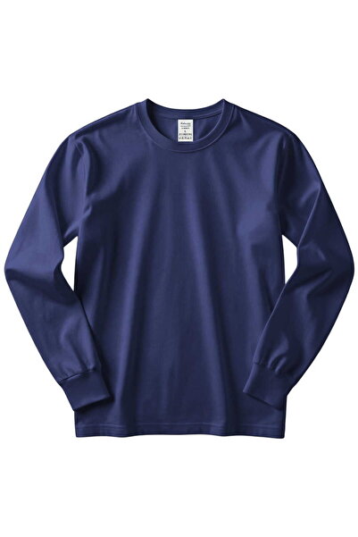 RELAXIA bumbac moale Tricou cu mânecă lungă pentru bărbați tricou