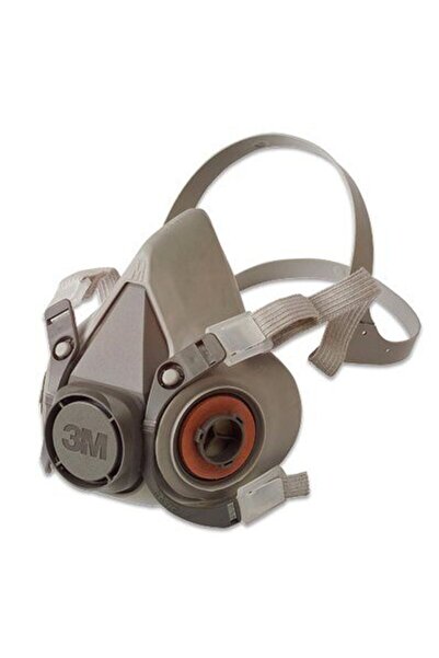 3M Gri Yarım Yüz Maskesi 6000 Serisi Termoplastik Elastomer Hafif Uzun Süreli...