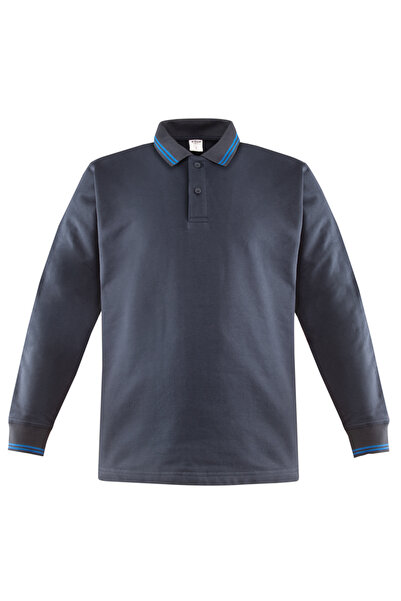 İŞMONT Φούτερ με γιακά πόλο με αντίθεση