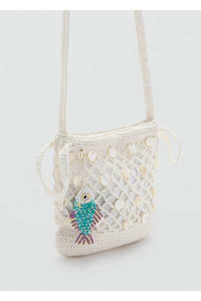 MANGO Kids Boncuklu mini çanta