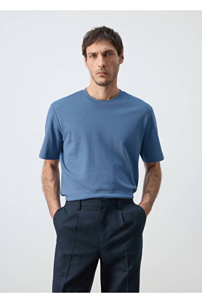 MANGO Man Medium weight regular fit tişört