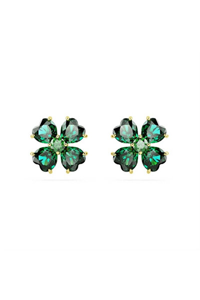 Swarovski Idyllia Goldfarbene Ohrknöpfe 5666236