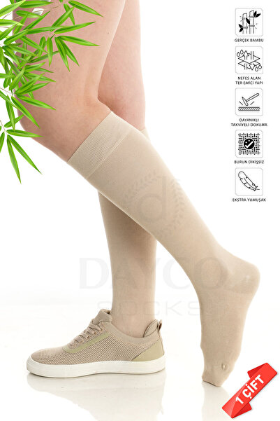 DAYCO Premium χωρίς ραφές (ΧΡΩΜΑ ΔΕΡΜΑΤΟΣ) Μπεζ Γυναικείες κάλτσες από μπαμπο...