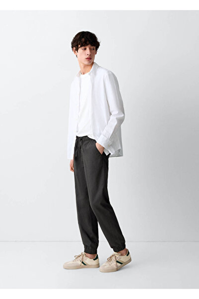Mango Teen Bağcıklı jogger pantolon