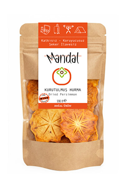 Mandal Dried Paradise Persimmon (Trabzon Persimmon) 330 Grams of Dried Persim...
