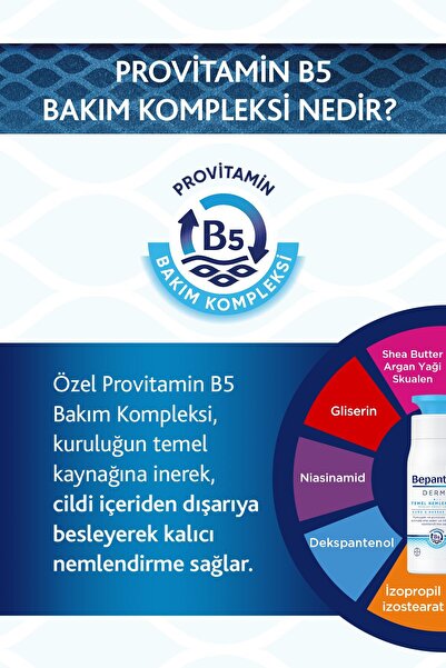 Bepanthol Derma Temel Nemlendirici Losyon 400 Ml Kuru, Hassas Ciltler, Günlük Yoğun Nemlendirici