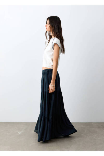 Mango Teen Flowing panel skirt