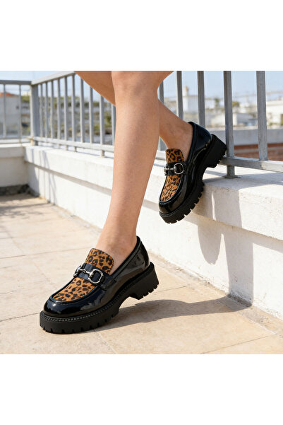 Tmall Pantofi casual de dama,Din piele ecologica,P1270,Leopard
