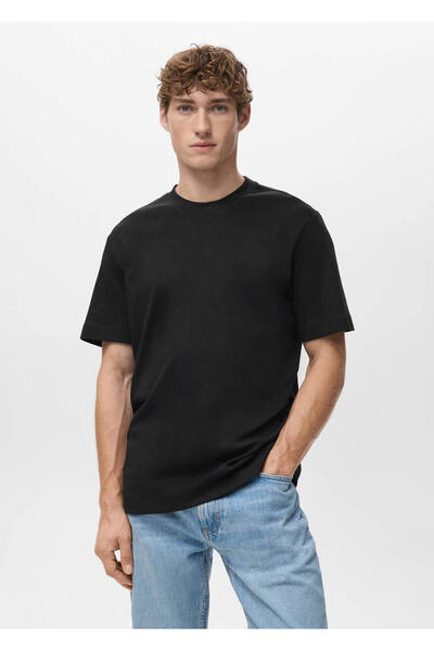 MANGO Man Medium weight regular fit tişört