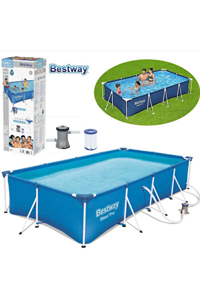 BESTWAY 56424 Steel Pro Prefabrik Havuz 400x211x81cm 220v Jtrd56424