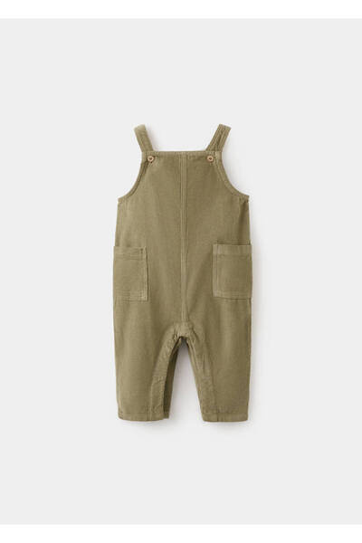 MANGO Baby Kadife uzun tulum