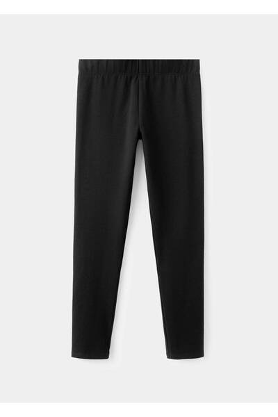 MANGO Kids Basic pamuklu tayt