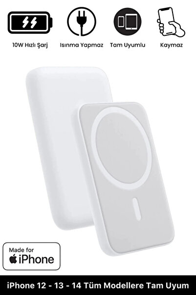 Genel Markalar iPhone 12 13 14 15 Tam Uyumlu Magsafe Battery Pack Powerbank K...