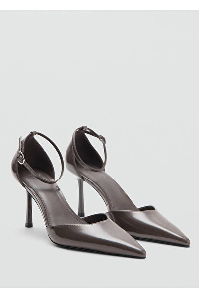 MANGO Woman Topuklu rugan ayakkabı