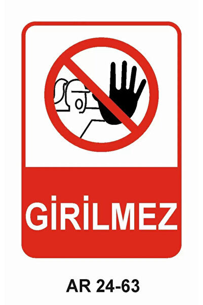Outdoor One No Entry Women Figure Work Safety Warning Sign 1 Piece Pvc 21 X 29cm