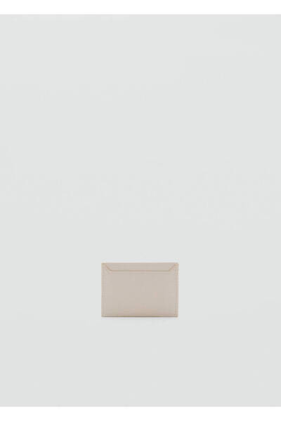 MANGO Woman Safiano-looking card holder