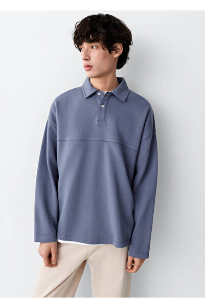 Mango Teen Polo yaka sweatshirt